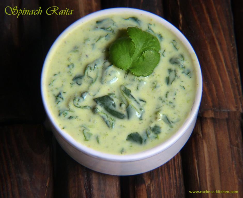 Spinach raita Recipe