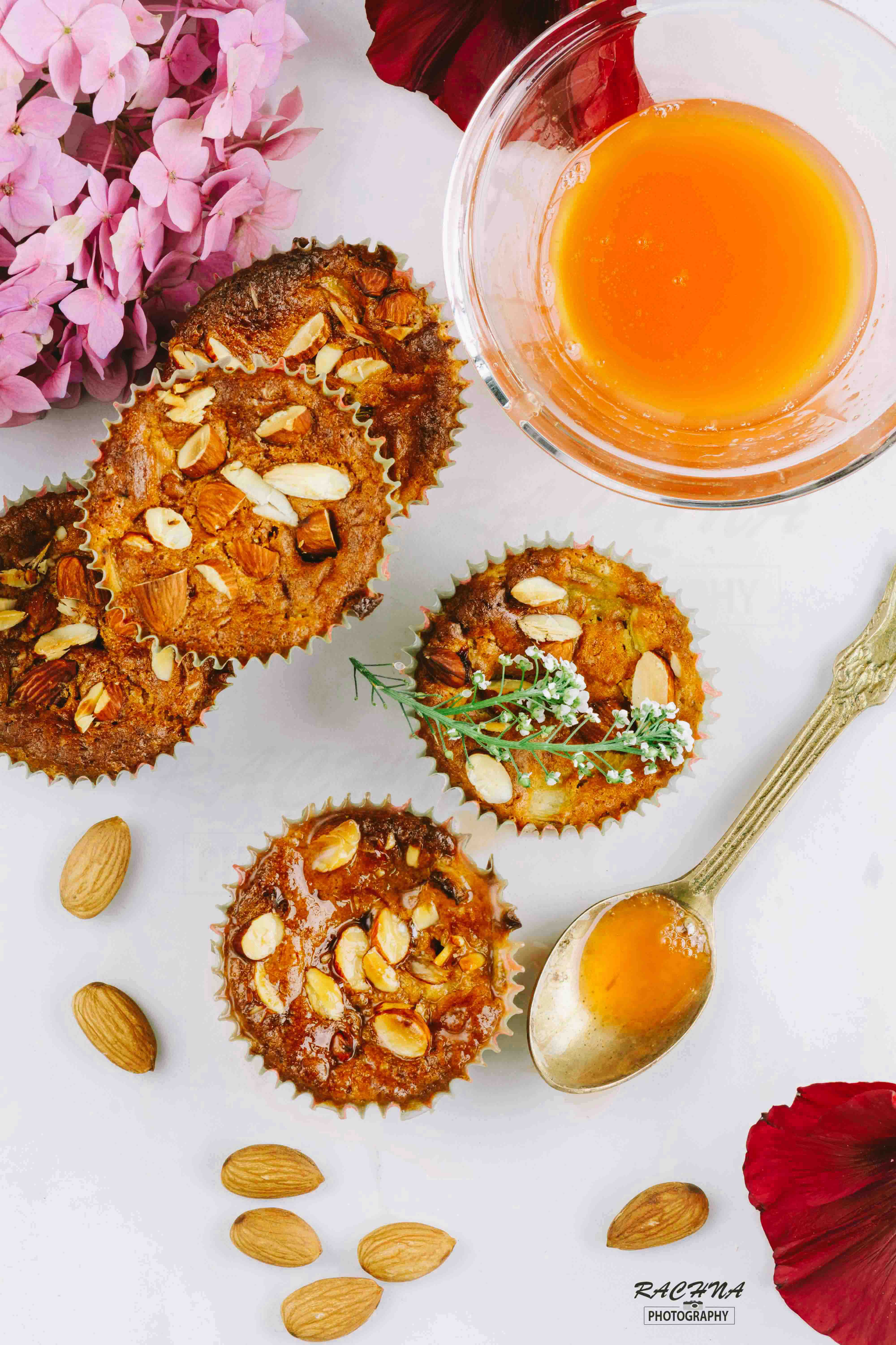 eggless Rhubarb muffins recipe