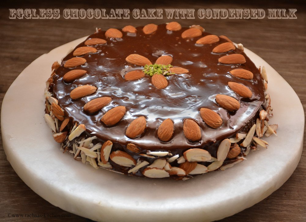 Eggless cake recipe, Eggless cake with condensed milk ...